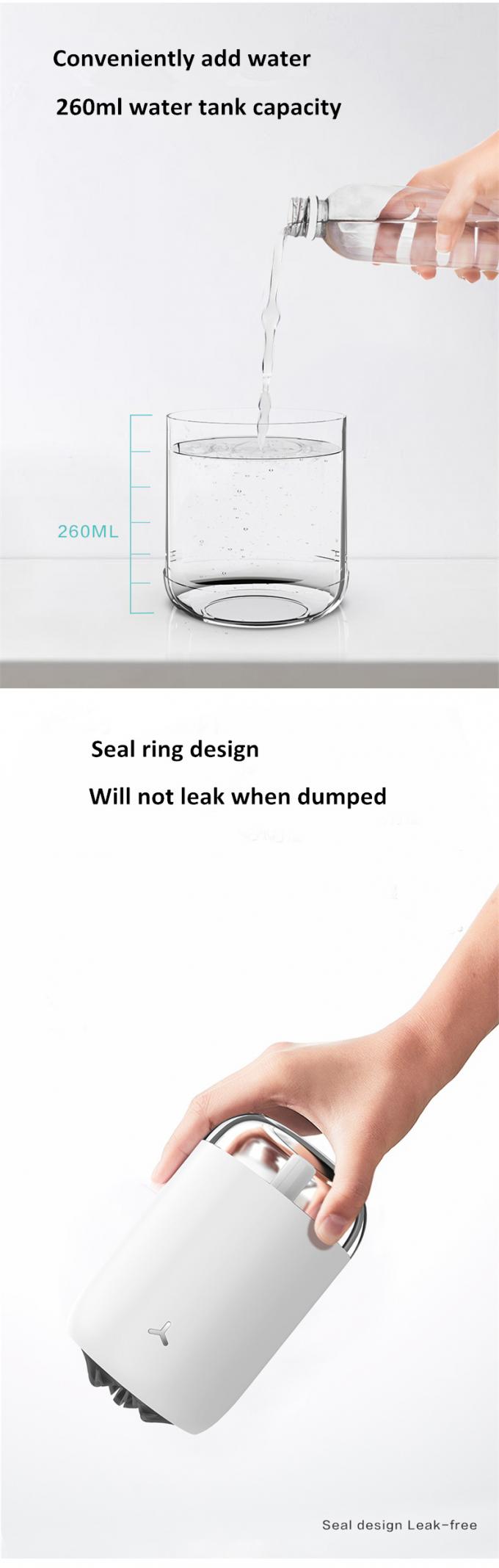 HOMEFISH 260ML Ruimtevochtigingsapparaat ABS PP Silicone Autovluchtvochtigingsapparaat 6
