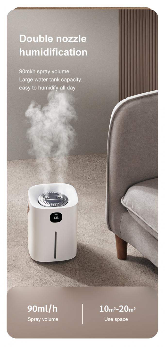 HOMEFISH 2000ml / 2L Ruimtevochtigder H2O Luchtvochtigder 4000mah 2
