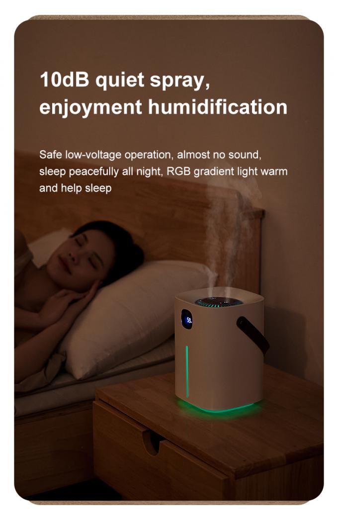 HOMEFISH 2000ml / 2L Ruimtevochtigder H2O Luchtvochtigder 4000mah 10