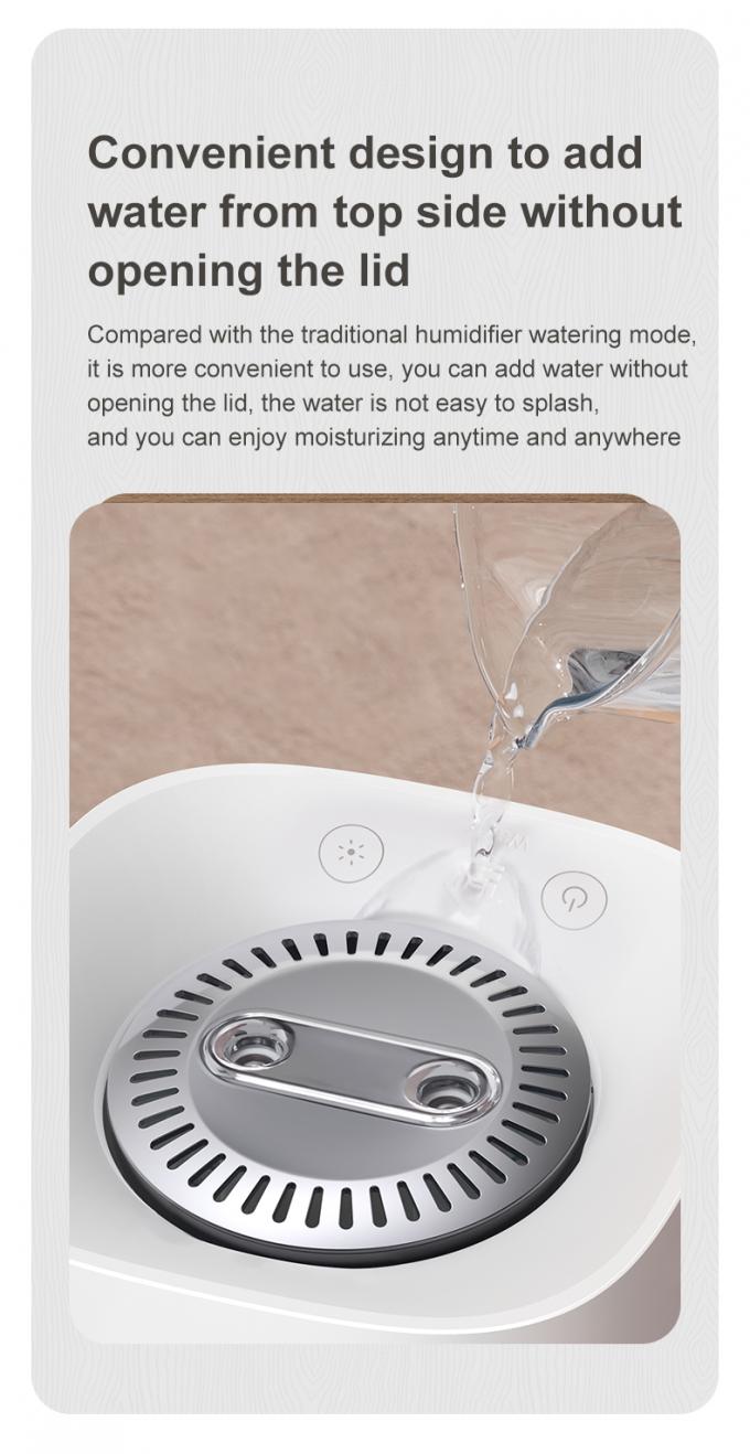HOMEFISH 2000ml / 2L Ruimtevochtigder H2O Luchtvochtigder 4000mah 11
