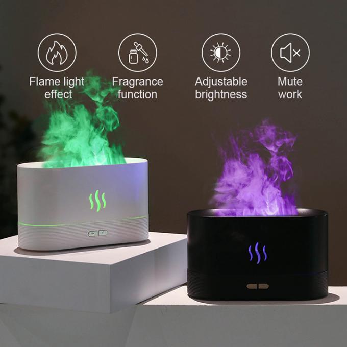 Nieuwste Hot Sell Luftbefeuchter 180Ml Kleurrijke Aroma RGB Led Diffuser 3d Vlambevochtiger Ultrasone Olie Vlam Aroma Diffuser 1