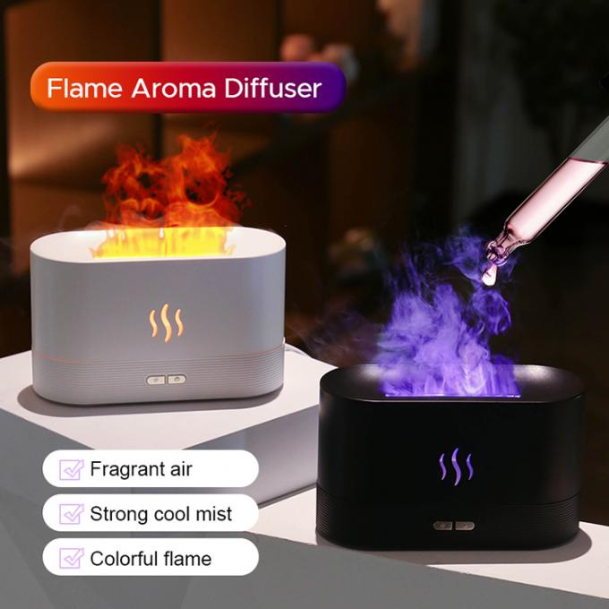 Nieuwste Hot Sell Luftbefeuchter 180Ml Kleurrijke Aroma RGB Led Diffuser 3d Vlambevochtiger Ultrasone Olie Vlam Aroma Diffuser 5