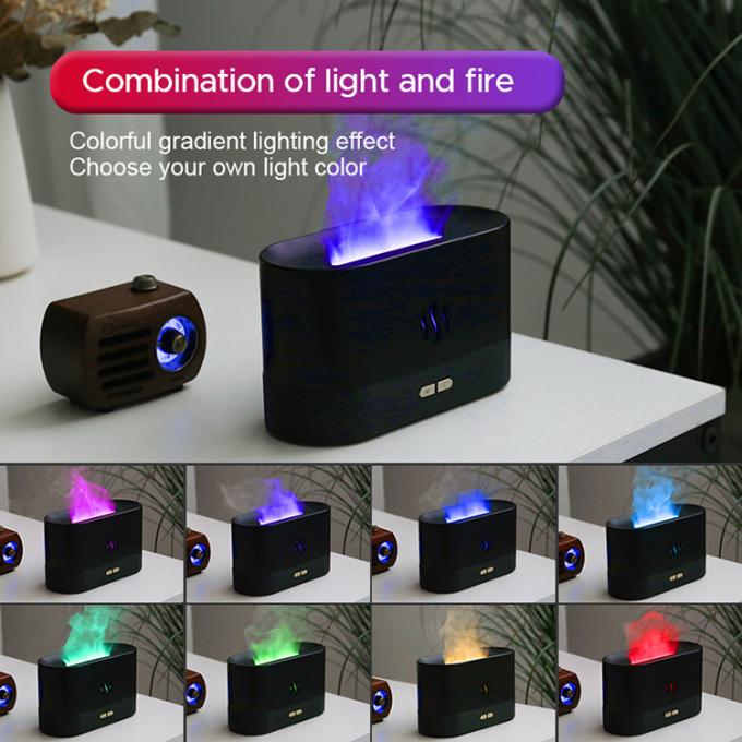 Nieuwste Hot Sell Luftbefeuchter 180Ml Kleurrijke Aroma RGB Led Diffuser 3d Vlambevochtiger Ultrasone Olie Vlam Aroma Diffuser 2