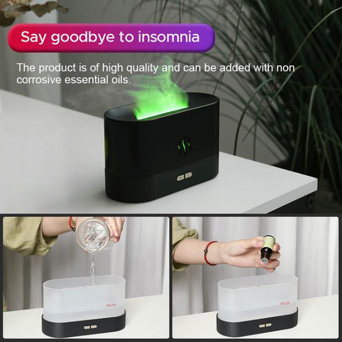 Nieuwste Hot Sell Luftbefeuchter 180Ml Kleurrijke Aroma RGB Led Diffuser 3d Vlambevochtiger Ultrasone Olie Vlam Aroma Diffuser 7