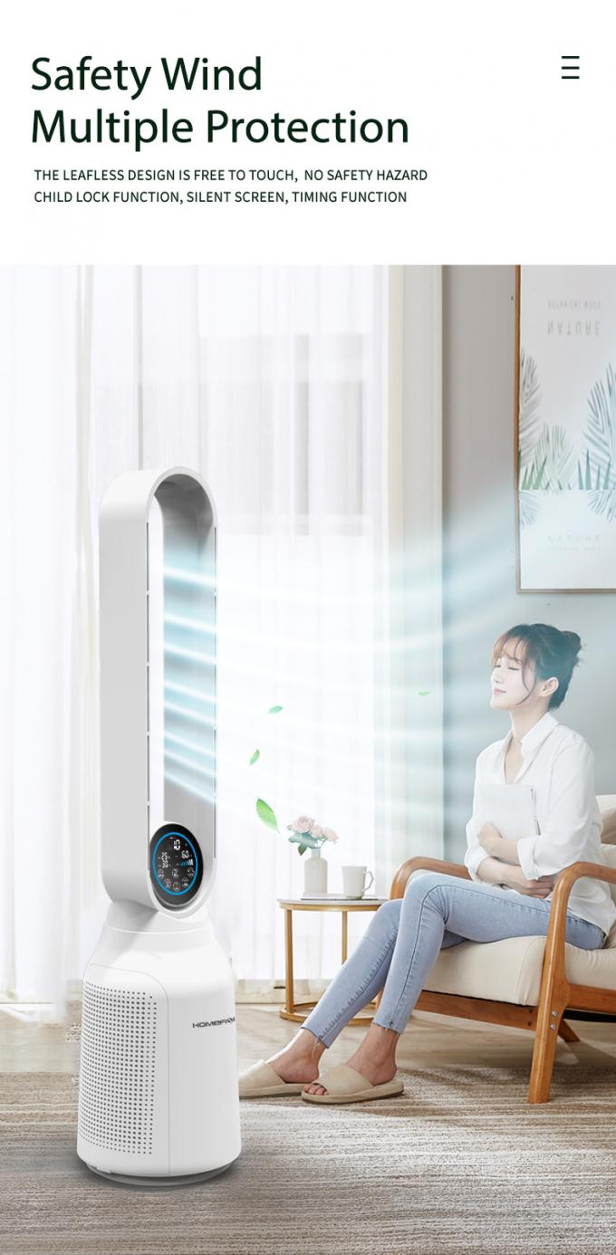 Homefish Luftreiniger Huishoudelijke luchtreiniger met blaadloze zuiveringsventilator OEM 10