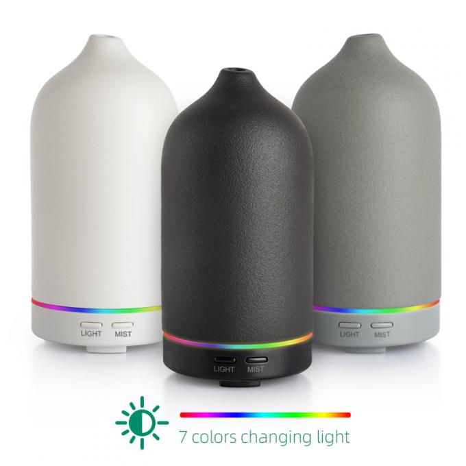 Homefish 2.4MHZ Ultrasone Aroma Bevochtiger Keramische Aromatherapie Diffuser OEM 100ml 2