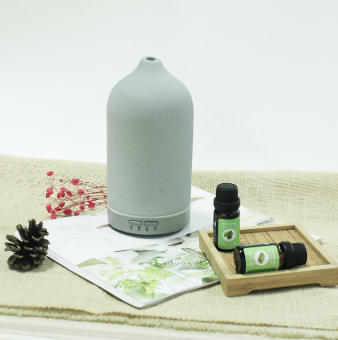 Homefish 2.4MHZ Ultrasone Aroma Bevochtiger Keramische Aromatherapie Diffuser OEM 100ml 12