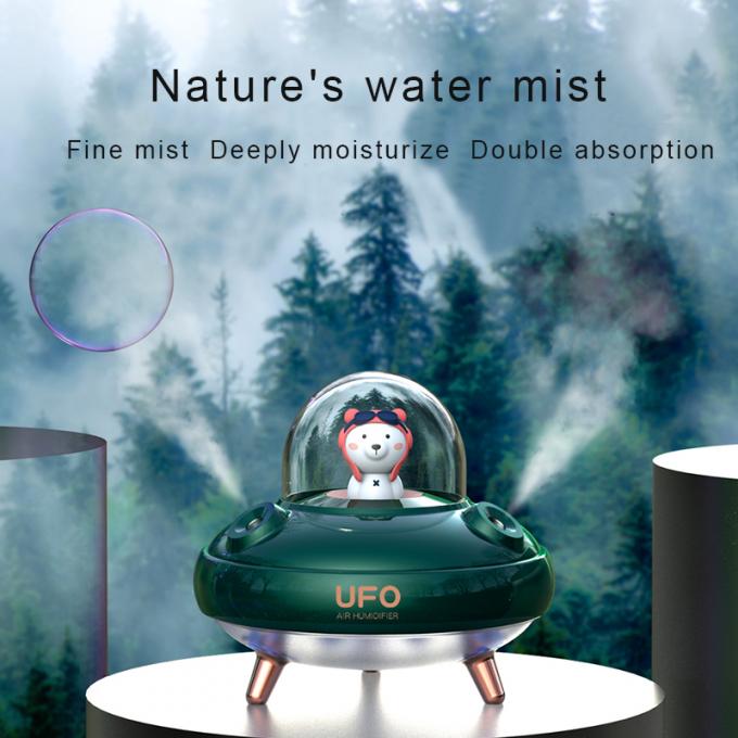 Draadloos oplaadbaar 400 ml UFO Astronaut Vochtbevochtiger USB 5V 0