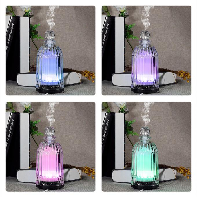 HOMEFISH 120 ml glazen aromatherapiebevochtiger Ultrasone huishoudelijke essentiële olie aroma diffuser 1