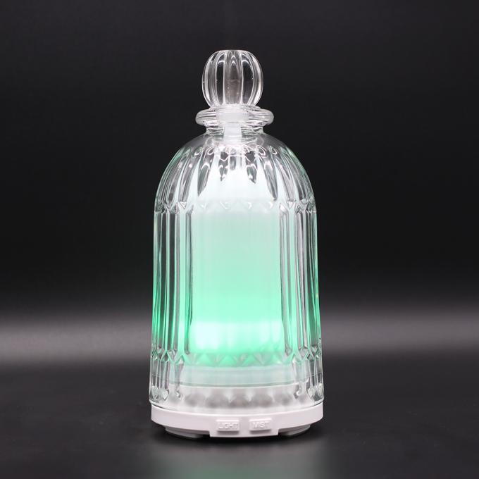 HOMEFISH 120 ml glazen aromatherapiebevochtiger Ultrasone huishoudelijke essentiële olie aroma diffuser 3
