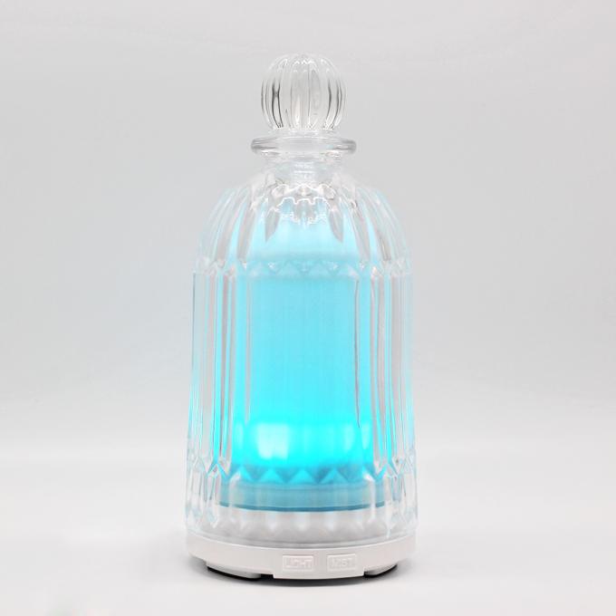 HOMEFISH 120 ml glazen aromatherapiebevochtiger Ultrasone huishoudelijke essentiële olie aroma diffuser 4