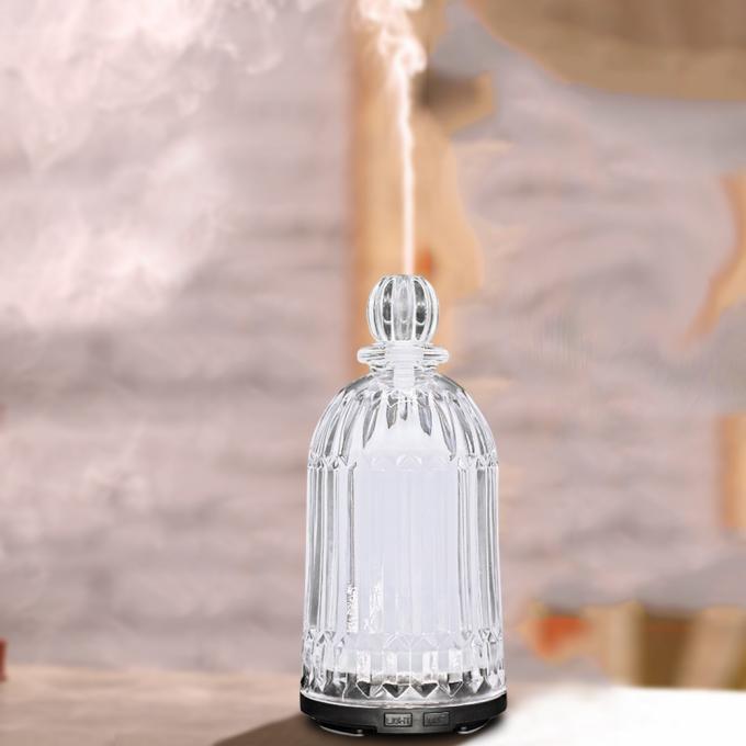 HOMEFISH 120 ml glazen aromatherapiebevochtiger Ultrasone huishoudelijke essentiële olie aroma diffuser 9
