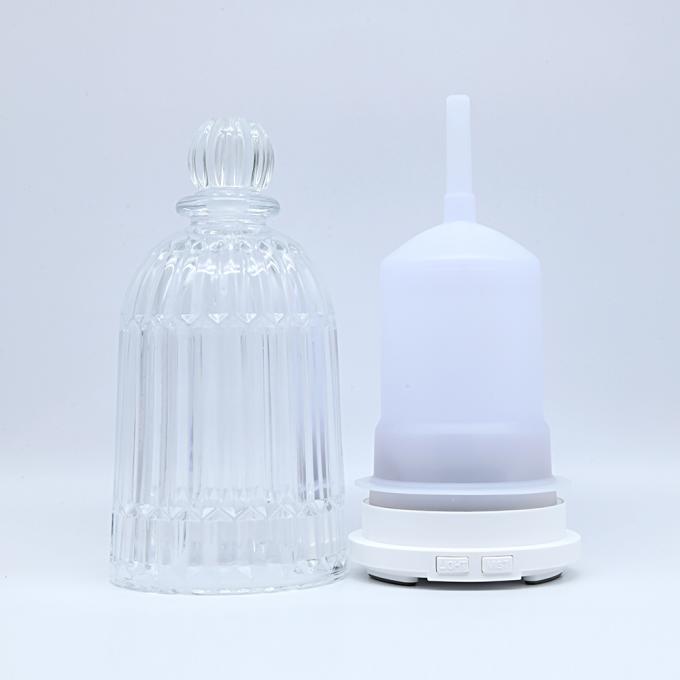HOMEFISH 120 ml glazen aromatherapiebevochtiger Ultrasone huishoudelijke essentiële olie aroma diffuser 12