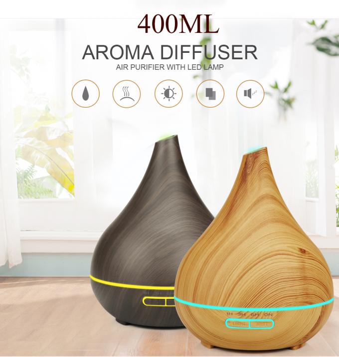 HOMEFISH 400 ml Etherische olie diffusors Houten aroma diffuser OEM ODM 0