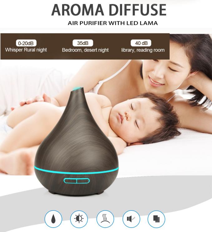 HOMEFISH 400 ml Etherische olie diffusors Houten aroma diffuser OEM ODM 4