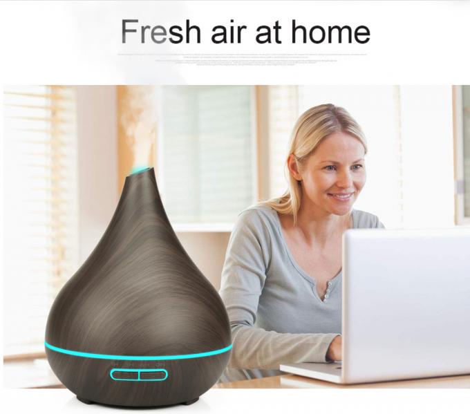 HOMEFISH 400 ml Etherische olie diffusors Houten aroma diffuser OEM ODM 7