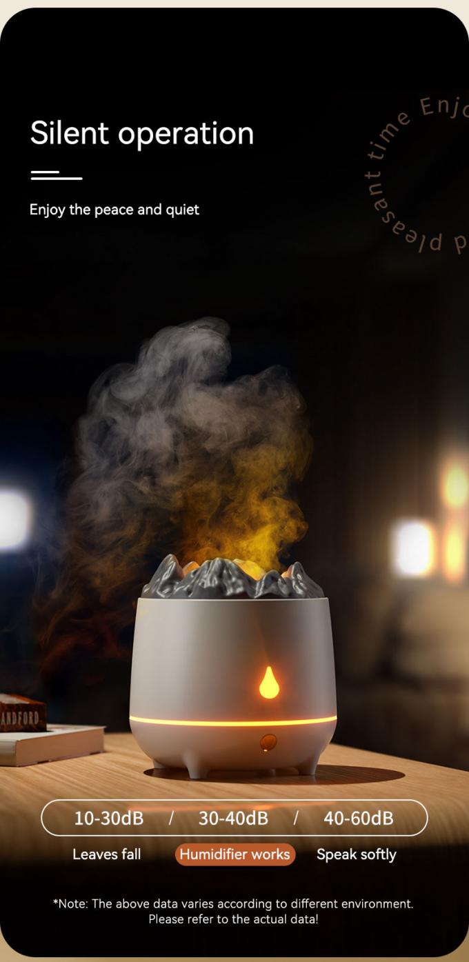 Nieuwe aankomst 400 ml Vulkaanse aromatherapie luchtbevochtiger Mini Draagbare luchtbevochtiger Twee modus Intelligente aromatherapie luchtbevochtiger 10