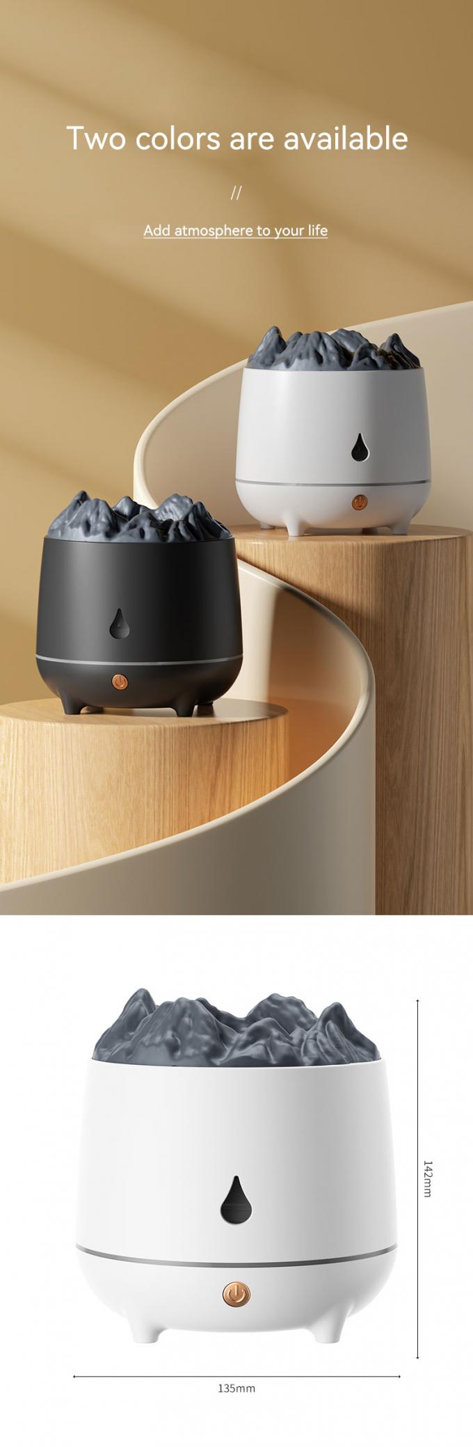 Nieuwe aankomst 400 ml Vulkaanse aromatherapie luchtbevochtiger Mini Draagbare luchtbevochtiger Twee modus Intelligente aromatherapie luchtbevochtiger 11