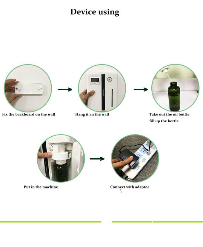 HOMEFISH 160 ml waterloze geurverspreider Bluetooth wandmontage geurmachine slimme geurverspreider voor hotel 4