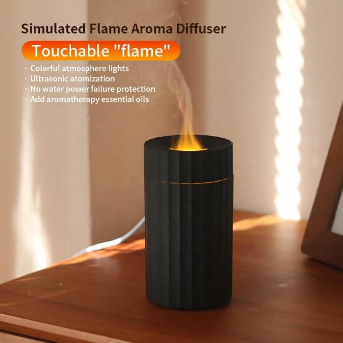 Nieuwe aankomst Nieuwe hete usb essentiële olie vlam aroma diffuser ultrasoon lucht draagbare waterloze luchtbevochtiger 100 ml auto aroma diffuser 0
