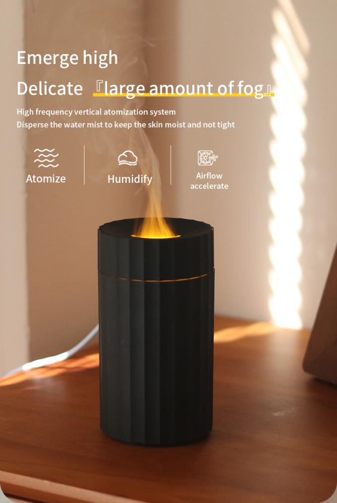 Nieuwe aankomst Nieuwe hete usb essentiële olie vlam aroma diffuser ultrasoon lucht draagbare waterloze luchtbevochtiger 100 ml auto aroma diffuser 3