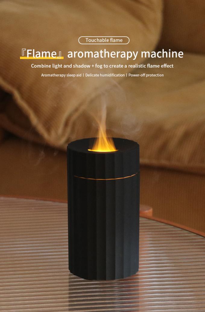 Nieuwe aankomst Nieuwe hete usb essentiële olie vlam aroma diffuser ultrasoon lucht draagbare waterloze luchtbevochtiger 100 ml auto aroma diffuser 2