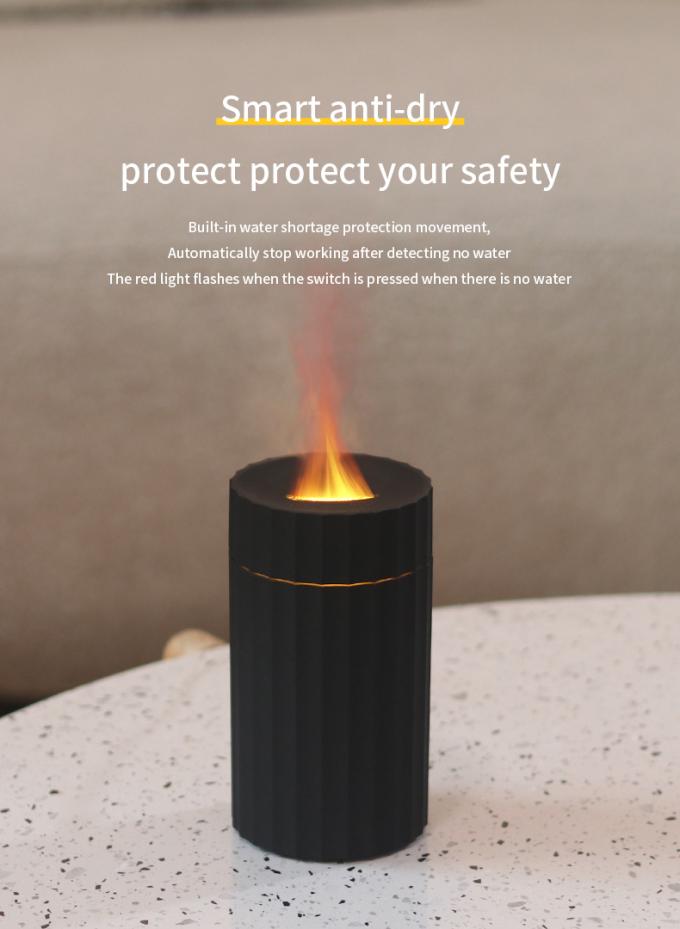 Nieuwe aankomst Nieuwe hete usb essentiële olie vlam aroma diffuser ultrasoon lucht draagbare waterloze luchtbevochtiger 100 ml auto aroma diffuser 6