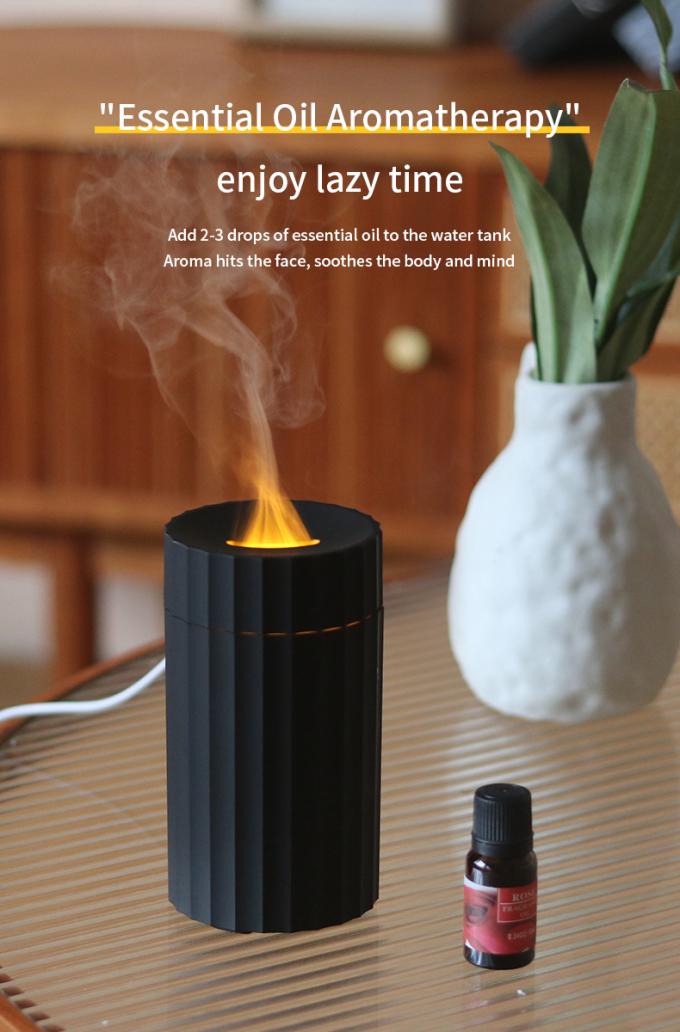 Nieuwe aankomst Nieuwe hete usb essentiële olie vlam aroma diffuser ultrasoon lucht draagbare waterloze luchtbevochtiger 100 ml auto aroma diffuser 7