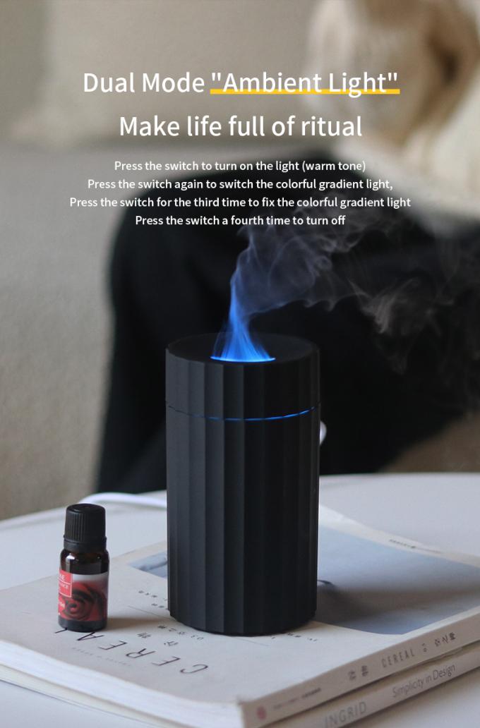 Nieuwe aankomst Nieuwe hete usb essentiële olie vlam aroma diffuser ultrasoon lucht draagbare waterloze luchtbevochtiger 100 ml auto aroma diffuser 8
