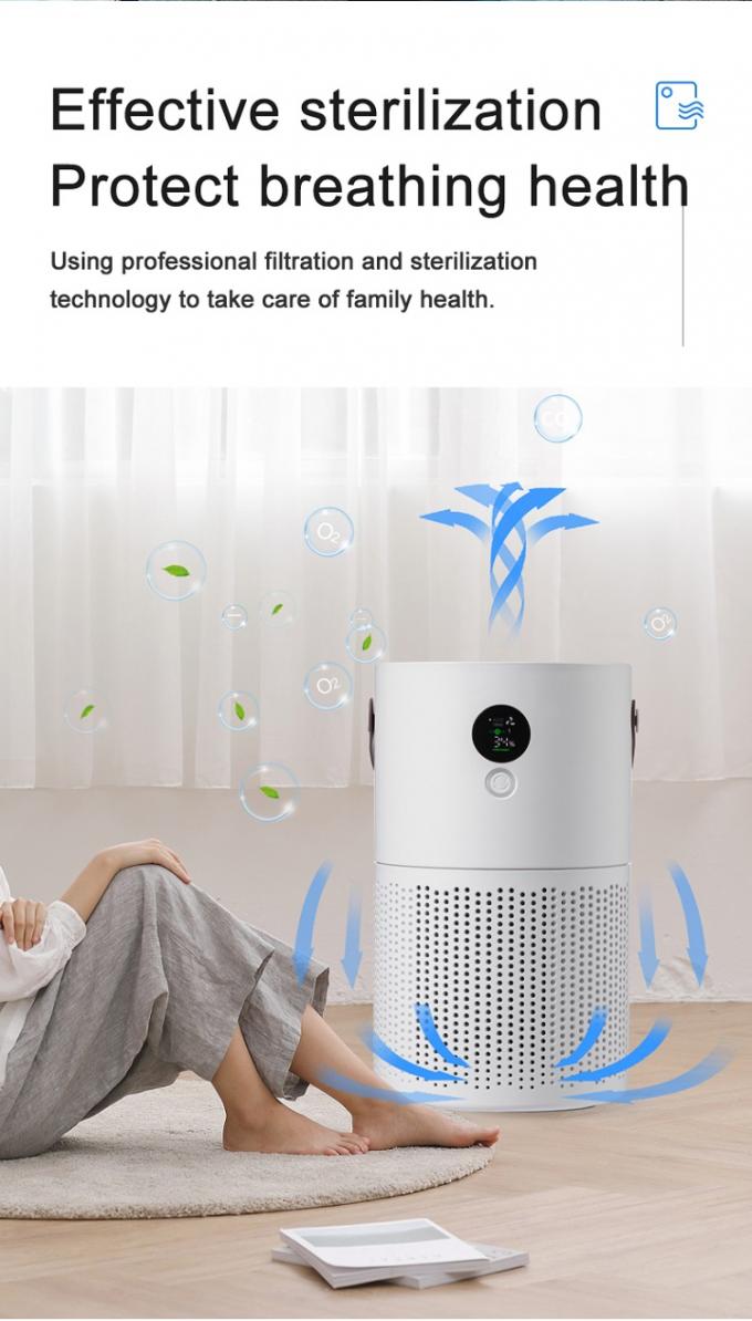 HOMEFISH Rook Pm2.5 Negatieve Ion Desktop Cleaner Luchtreiniger 5
