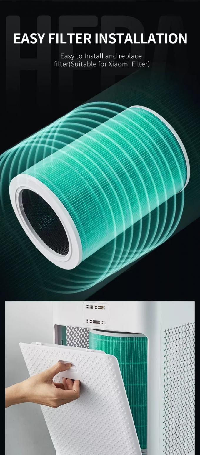 Huishoudelijke WIFI-luchtreinigers Lucht ioniserende ozonvrije kamer Hepa filter Smart Touch Control Huishoudelijke luchtreinigingsapparatuur 7