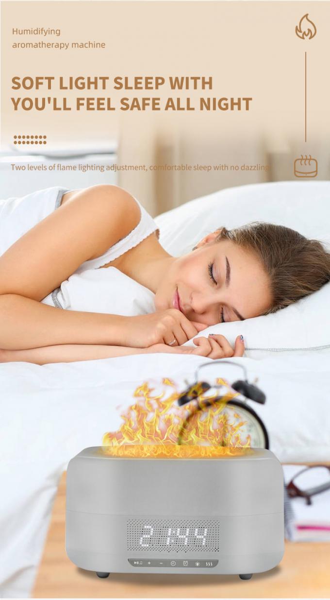 HOMEFISH DC 24V Nachtlicht Vlam Effect Vochtbevochtiger Met Bluetooth 5