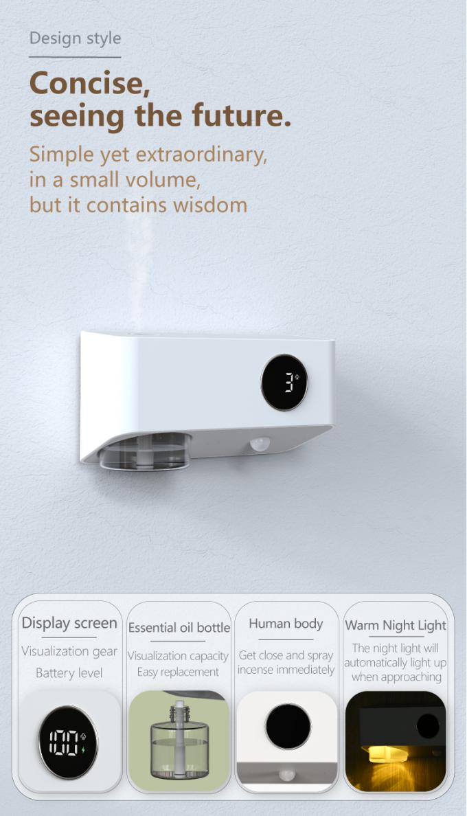 HOMEFISH Aroma Geur Essentiële Olie Diffusors Intelligente Geurmachine 40ml OEM ODM 12
