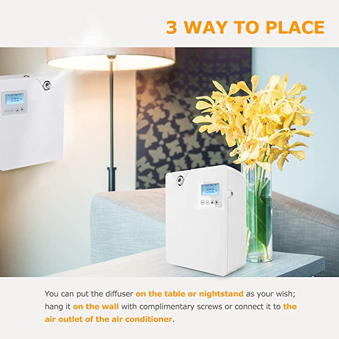 HOMEFISH Hotel HVAC Geurmachine Diffuser 300ml Logo aanpassen 8
