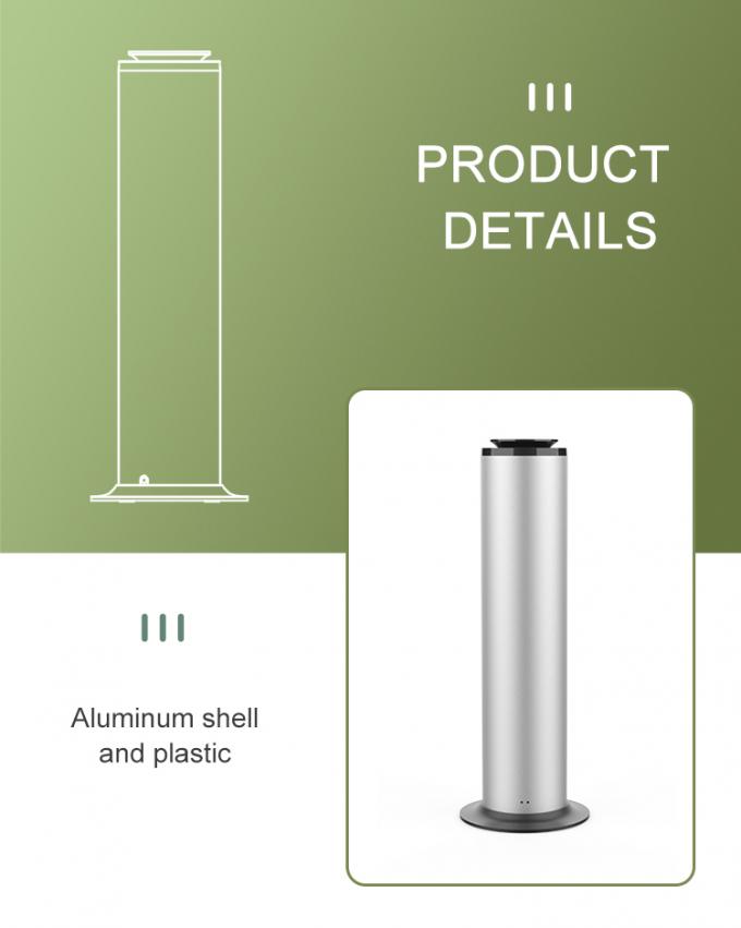 Elektrische diffusors Geur-olie geurdiffusors Aluminium toren geur 500 ml Wifi Hotel waterloze diffusor 8