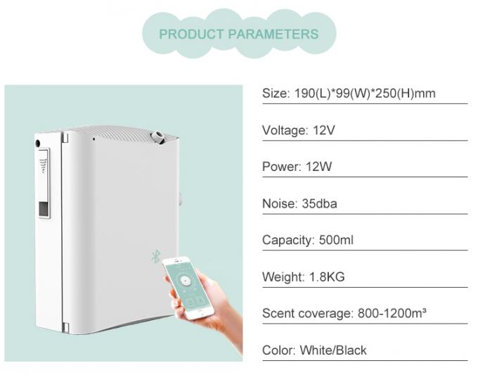 Nano Atomization WIFI Intelligent Commercial Aromatherapy Machine HVAC/AC Timing Essentiële olie Automatische Aromatherapy Machine 0