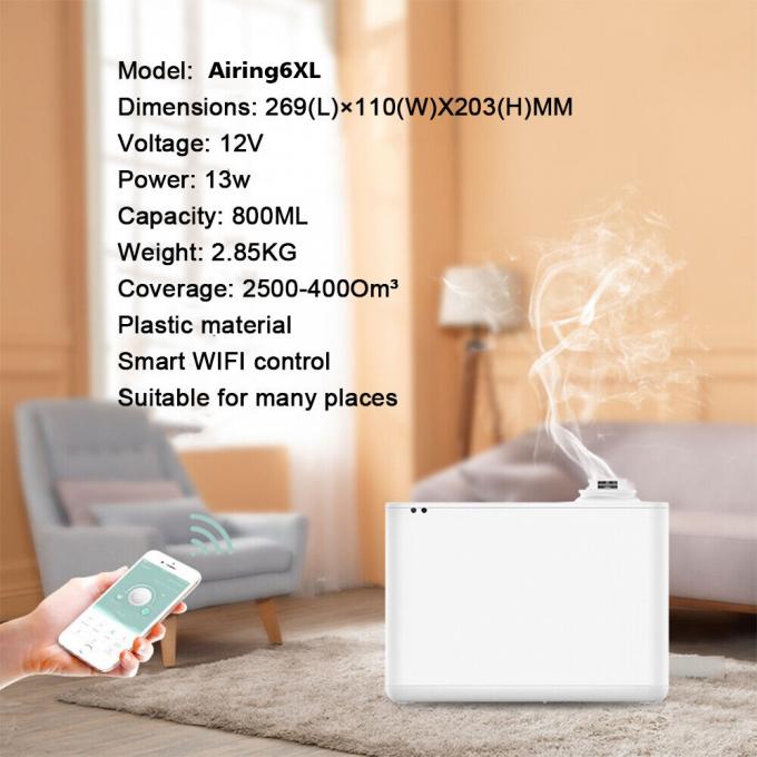 800 ml Wifi gecontroleerde aroma diffuser HVAC aromatherapie diffuser OEM ODM 1