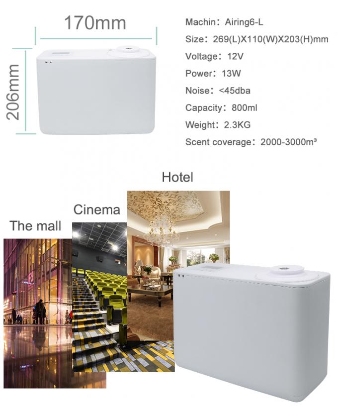 800 ml Wifi gecontroleerde aroma diffuser HVAC aromatherapie diffuser OEM ODM 5