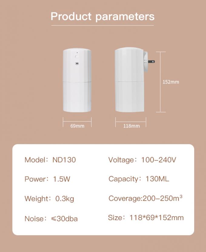 HOMEFISH 240V waterloze aroma diffuser 130ml 5