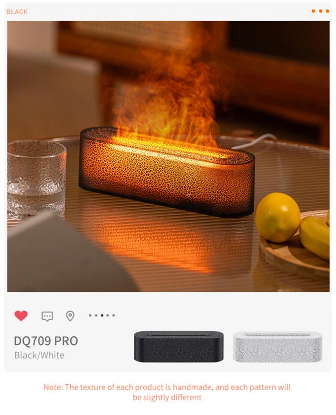 Lava Rainbow Flame Aroma Diffuser USB aangedreven Home Atmosphere Light 4