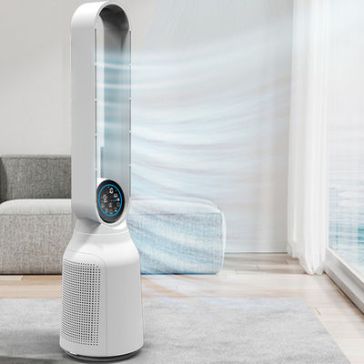 Goede prijs Multifunctionele Smart 2 in 1 Home Air Filter Heel huis HEPA Filter Blaadloze luchtreiniger Staande ventilator Toren ventilator online