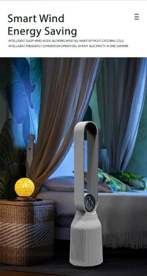 Goede prijs HOMEFISH Aanraakscherm Huishoudelijk luchtreiniger Bladeless Staande ventilator 8 versnellingen snelheid verstelbaar online