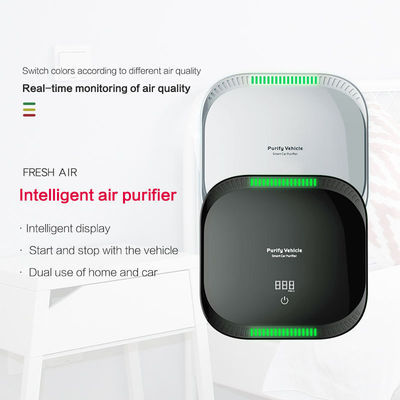 Goede prijs PM2.5 Display Auto Luchtreiniger Draagbare Desktop Mini Kamer In Auto's Luchtverontreinigende stoffen zuiveren USB Luchtreiniger online