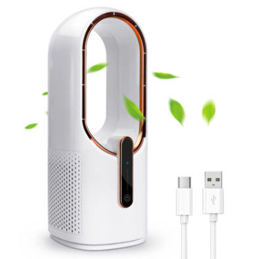 Goede prijs HOMEFISH bladloze ventilator kamervochtigmaker USB oplaadbare luchtkoeler 3 versnelling online