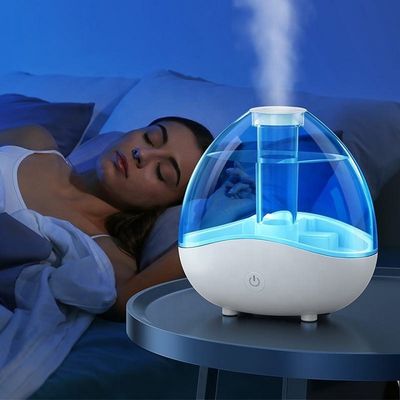 Goede prijs HOMEFISH Desktop Ultrasone Ruimtevochtigmachine 2 snelheid Grote capaciteit 1.5L online