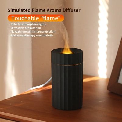Goede prijs Type C 100 ml Vlambevochtiger Vuur Aroma Diffuser met 7C LED wissellamp online