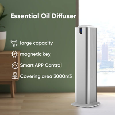 HOMEFISH 800ml Aluminium Commerciële Toren Geur Diffuser voor Home Lobby Bluetooth App Control