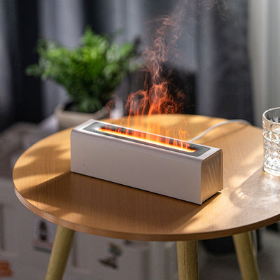 Goede prijs HOMEFISH Vlamsimulatie Vochtbevochtiger Grote capaciteit Desktop Aromatherapie Diffuser Met Atmosfeer Licht Voor Slaapkamer online