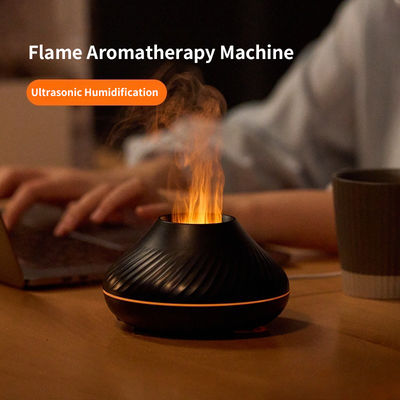 HOMEFISH kleine kamer ontvochtigingsapparaat Vlam licht effect PP romp essentiële olie aromatherapie machine voor bevochtiging