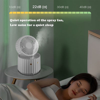 USB-desktop oplaadbare ventilator vochtverzorgende mist opvouwbare en draagbare koelventilator